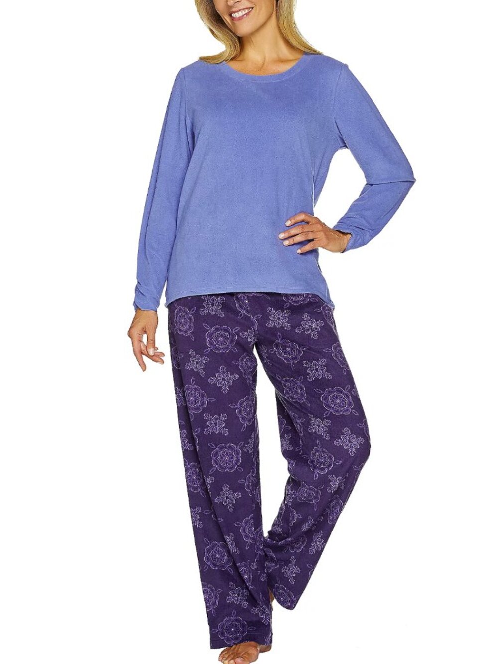 Stan Herman Micro Fleece Novelty Pajama Set  16736
